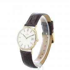 Gents Omega Dress   9 CT case with Silver dial