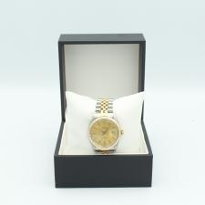 Gents Rolex Datejust 16013 18ct Yellow Gold Stainless Steel case with Gilt dial