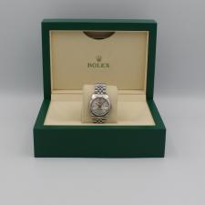Ladies Rolex DateJust 28 178274 Stainless Steel case with Silver dial