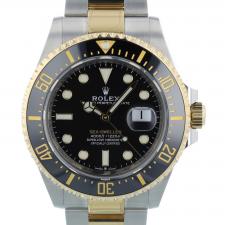 Gents Rolex Sea Dweller 126603 18ct Yellow Gold Stainless Steel case with Black dial