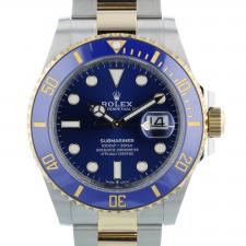 Gents Rolex Submariner Date 126613LB 18ct Yellow Gold   Stainless Steel case with Blue dial