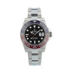 Gents Rolex GMT Master II 126710BLRO Stainless Steel case with Black dial