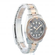 Gents Rolex GMT Master II 126711CHNR 18ct Rose Gold Stainless Steel case with Black dial
