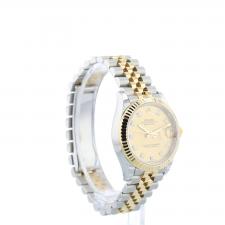 Ladies Rolex DateJust 31 278273 18ct Yellow Gold Stainless Steel case with Champagne Diamond Set dial