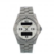 Gents Breitling Aerospace Avantage E7936210 Steel case with Silver dial