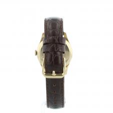 Gents Zenith Dress 9 CT case with Silver dial