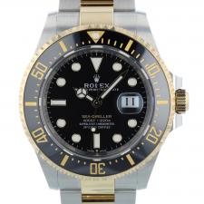 Gents Rolex Sea Dweller 126603 18ct Yellow Gold Stainless Steel case with Black dial