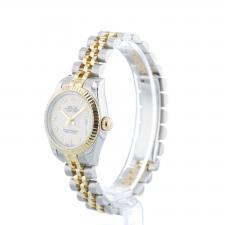 Ladies Rolex Datejust 179173 18ct Yellow Gold Stainless Steel case with Cream Jubilee dial
