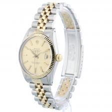 Gents Rolex DateJust 16013 18ct Yellow Gold Stainless Steel case with Champagne dial