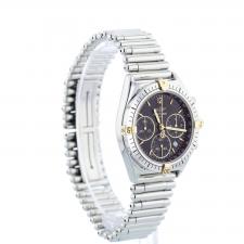 Gents Breitling Chronosextant B55046 Gold Plated Stainless Steel case with Black dial