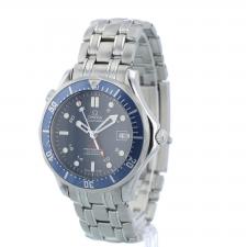 Gents Omega Seamaster 300 GMT 25358000 Stainless Steel case with Blue dial