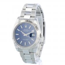 Gents Rolex Datejust 41 126334 Stainless Steel case with Blue dial