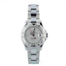 Ladies Rolex Yacht-Master 168622 Steel case with Silver dial