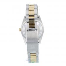 Ladies Rolex Date 34 15223 18ct Yellow Gold Stainless Steel case with White dial