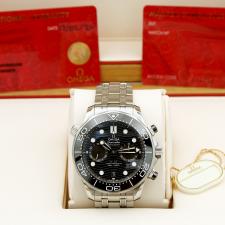 Gents Omega Seamaster Chrono 21030445101001 Steel case with Grey dial