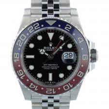 Gents Rolex GMT Master II 126710BLRO Steel case with Black dial