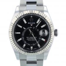 Gents Rolex Sky Dweller 326934 Stainless Steel case with Black dial