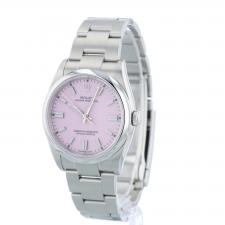 Gents Rolex Oyster Perpetual 36 126000 Stainless Steel case with Pink dial