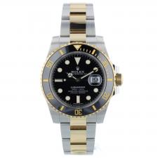 Gents Rolex Submariner Date 116613LN 18ct Yellow Gold Stainless Steel case with Black dial