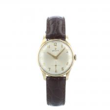 Gents Zenith Dress 9 CT case with Silver dial