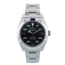 Gents Rolex Air King 116900 Stainless Steel case with Black dial