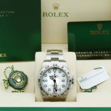 Gents Rolex Explorer II 226570 Stainless Steel case with White dial