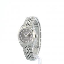 Ladies Rolex DateJust 28 279174 Steel case with Dark Grey dial