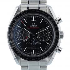 Gents Omega Speedmaster Moon Phase 30430445201001 Steel case with Black dial