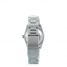 Ladies Rolex Oyster Perpetual 77080 Steel case with Black dial