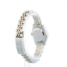 Ladies Rolex DateJust 69173 18ct Yellow Gold Stainless Steel case with Blue Vignette Diamond dial