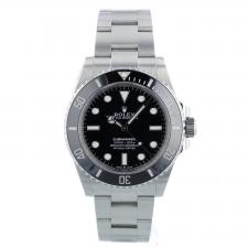 Gents Rolex Submariner Non Date 124060 Steel case with Black dial