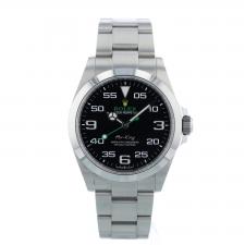 Gents Rolex Air King 126900 Stainless Steel case with Black dial