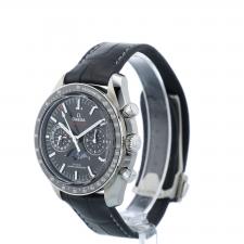 Gents Omega Speedmaster Moon Phase 30433445201001 Stainless Steel case with Black dial