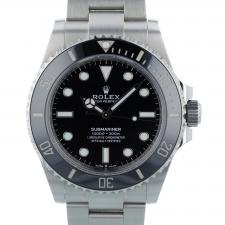 Gents Rolex Submariner Non Date 124060 Stainless Steel case with Black dial