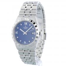 Gents Tudor Tudor Royal 28500 Steel case with Blue Diamond dial