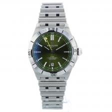 Gents Breitling Chronomat A32398 Stainless Steel case with Green dial