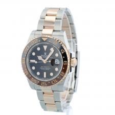 Gents Rolex GMT Master II 126711CHNR 18ct Rose Gold Stainless Steel case with Black dial