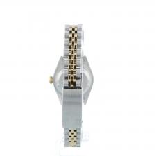 Ladies Rolex DateJust 69173 18ct Yellow Gold Stainless Steel case with Blue Vignette Diamond dial