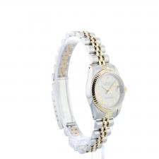Ladies Rolex Datejust 69173 18ct Yellow Gold   Stainless Steel case with Silver dial