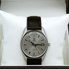 Gents Omega Seamaster 166.067 Silver case with Silver dial