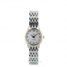 Ladies Omega DeVille 42420246005001 18ct Yellow Gold Stainless Steel case with White MOP dial