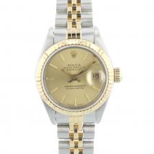 Ladies Rolex DateJust 69173 18ct Yellow Gold Stainless Steel case with Gilt dial