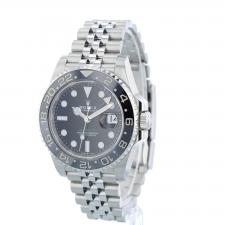 Gents Rolex GMT Master II 126710GRNR Stainless Steel case with Black dial