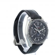 Gents Omega Speedmaster Moon Phase 30433445201001 Stainless Steel case with Black dial
