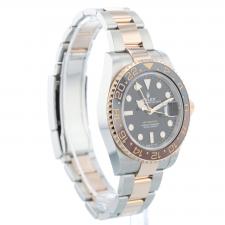 Gents Rolex GMT Master II 126711CHNR 18ct Rose Gold Stainless Steel case with Black dial