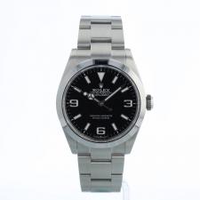 Gents Rolex Explorer 224270 Stainless Steel case with Black dial
