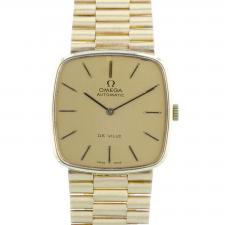 Gents Omega DeVille 1061 9 CT case with Gilt dial