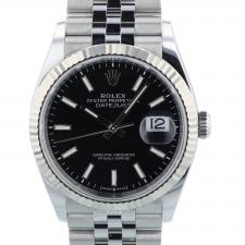 Gents Rolex DateJust 36 126234 Stainless Steel case with Black dial