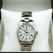 Gents Rolex Oyster Perpetual Date 15200 Steel case with White dial
