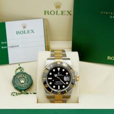 Gents Rolex Submariner Date 116613LN 18ct Yellow Gold Stainless Steel case with Black dial